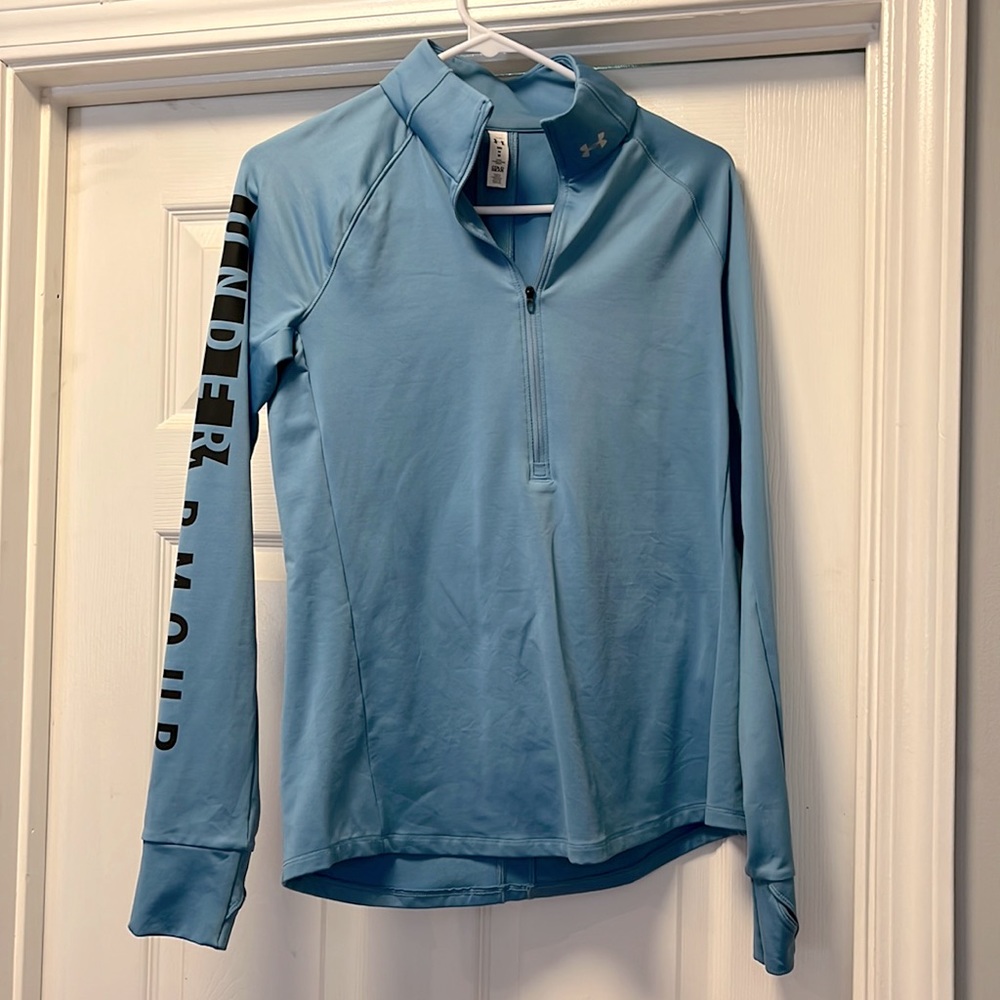 Medium, Under Armour quarter zip with thumb holes